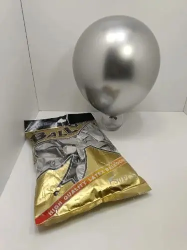 بالون كروم فضى