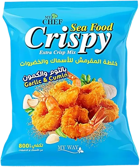 خلطة المقرمش للاسماك والخضروات بالثوم والكمونMY CHIEF