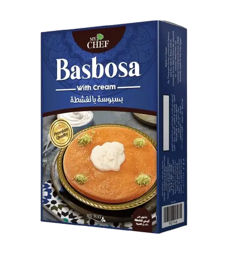 بسبوسة بالقشطة MY CHEF - MYWAY
