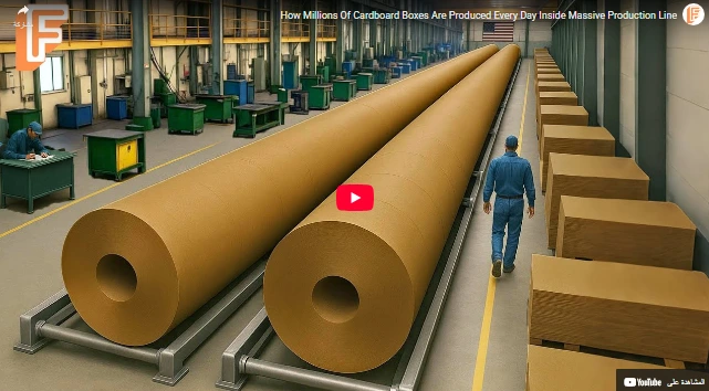How Millions Of Cardboard Boxes Are Produced Every Day Inside Massive Production Line