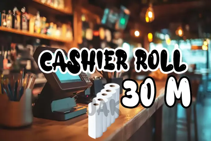 بكر كاشير 30 متر - 7.9 سم | جودة طباعة عالية وأمتار فعلية