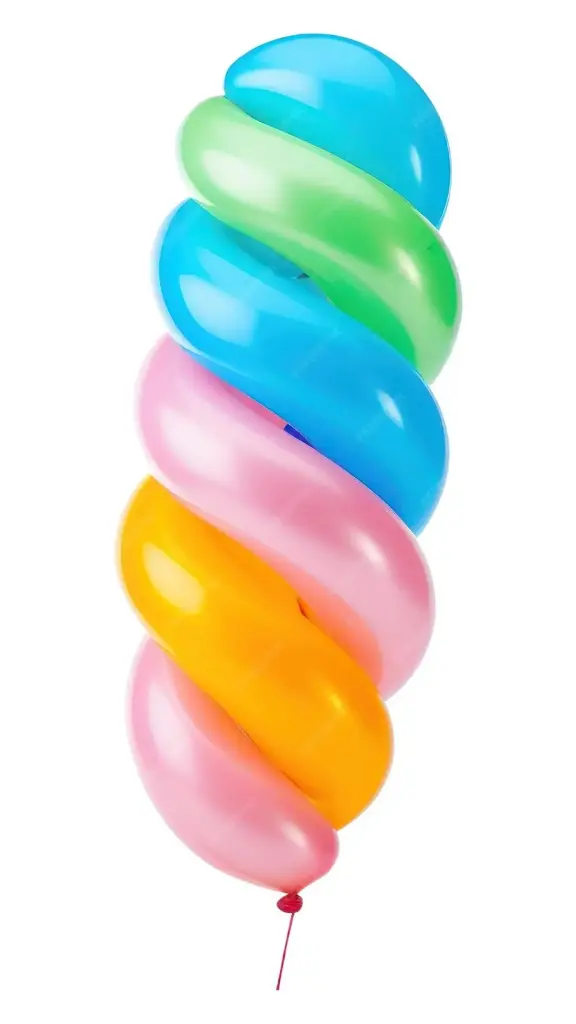 بالونات ملتوية (مكرونة) – 100 بالون بألوان زاهية وجودة عالية