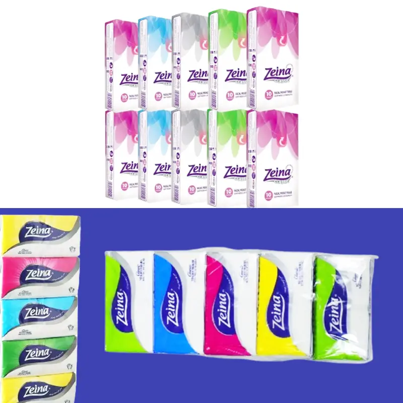 زينة مناديل وجه للجيب – عبوة 10 × 10 مناديل