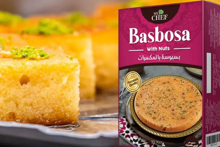 بسبوسة بالمكسرات نكهة غنية في كل قطمة 425 جم | MY CHEF