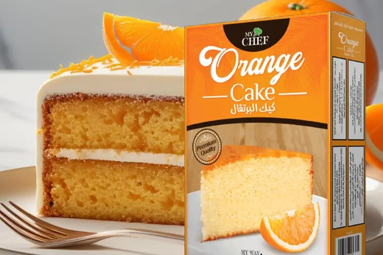 كيك البرتقال  (حجم عائلي) 400 جرام | MY CHEF